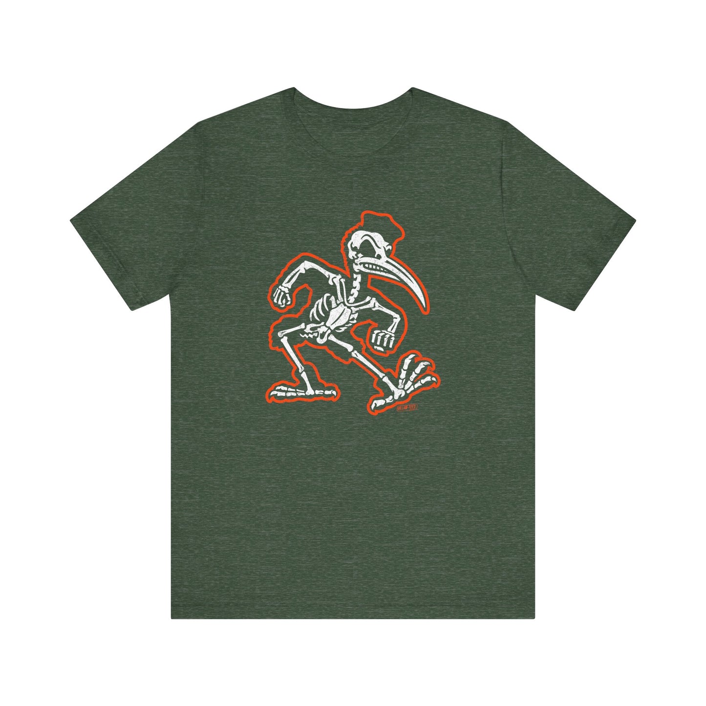 X-RAY Ibis Unisex Tee - Orange/White
