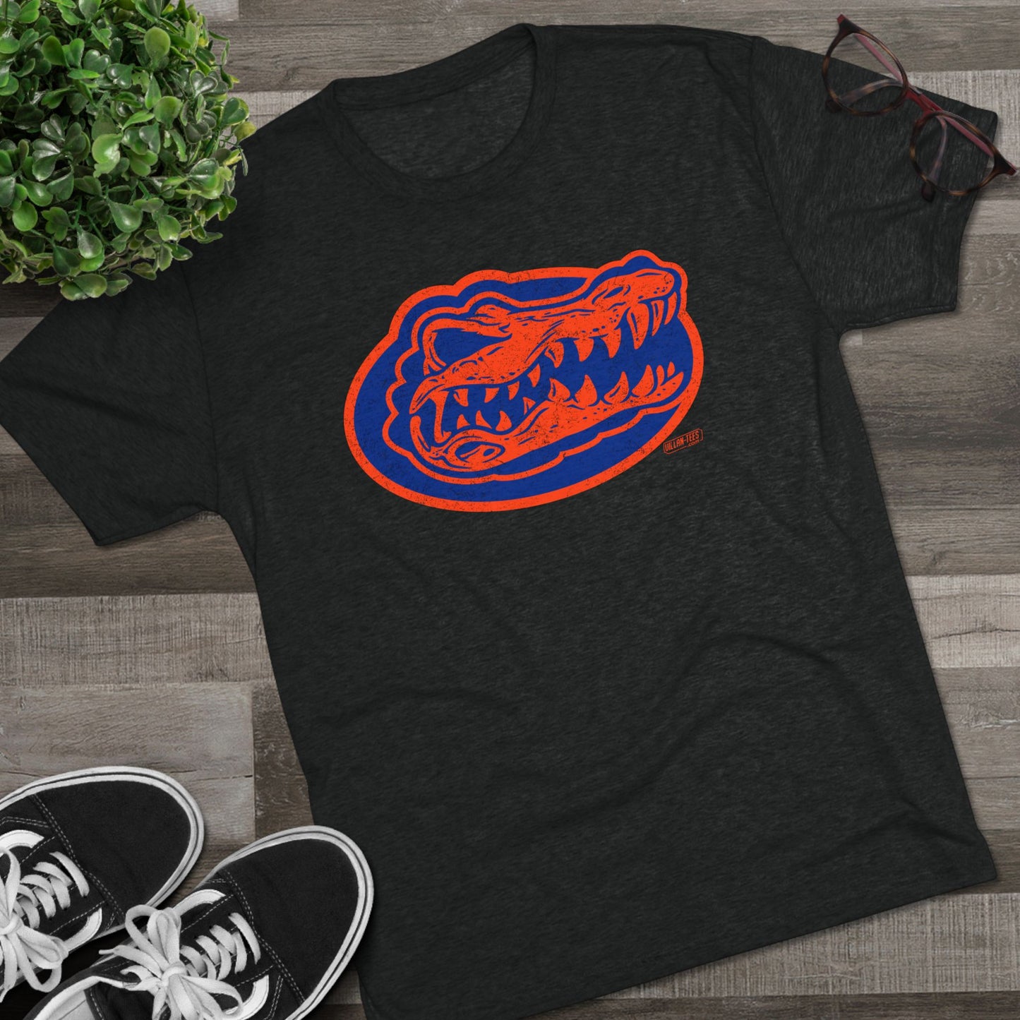 X-RAY Gators Unisex Tri-Blend Tee - Orange/Royal