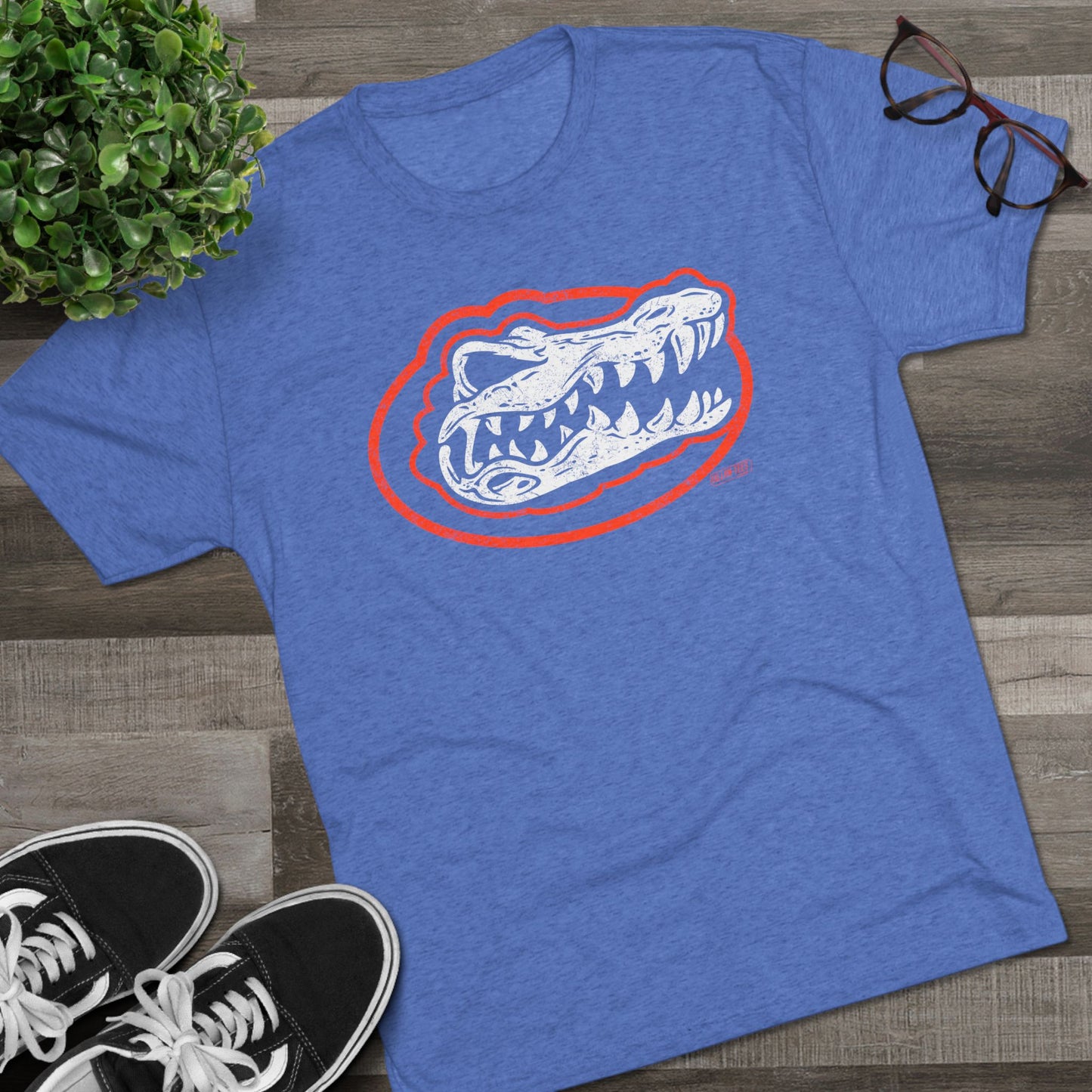 X-RAY Gators Unisex Tri-Blend Tee - Orange/White