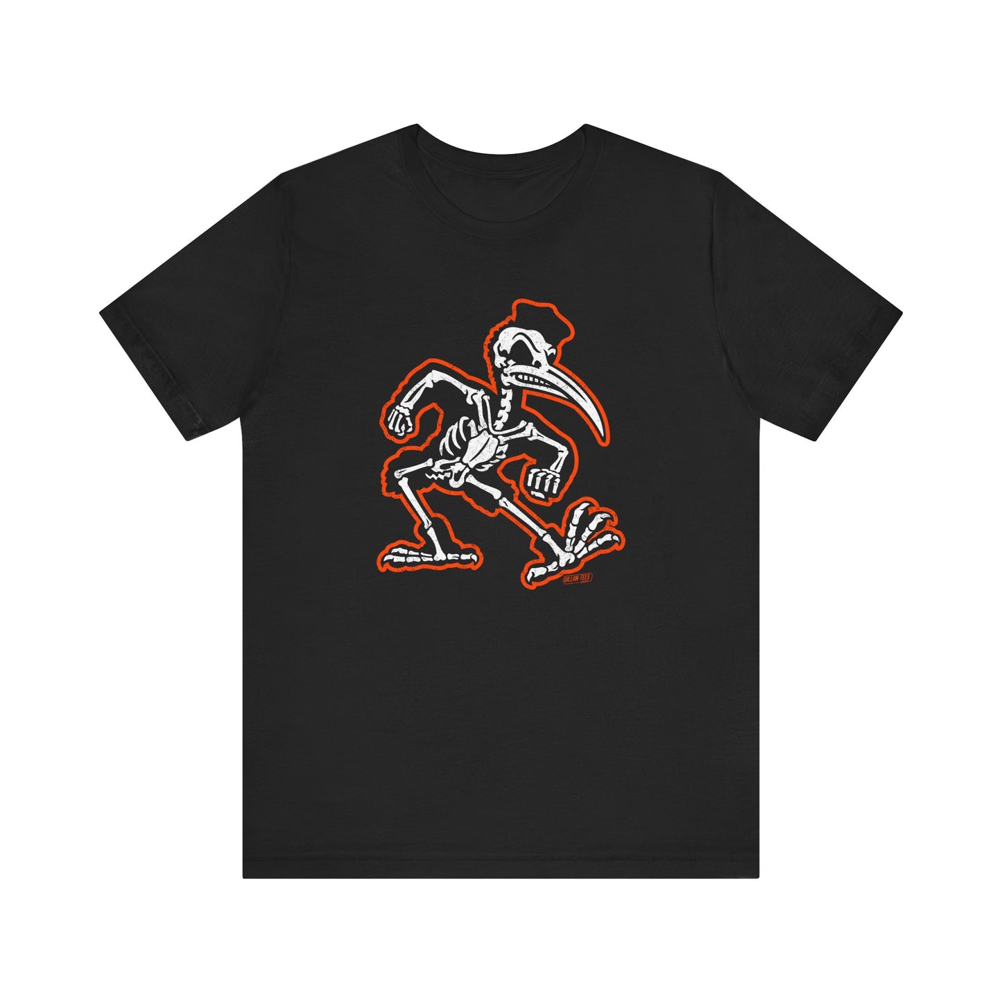 X-RAY Ibis Unisex Tee - Orange/White