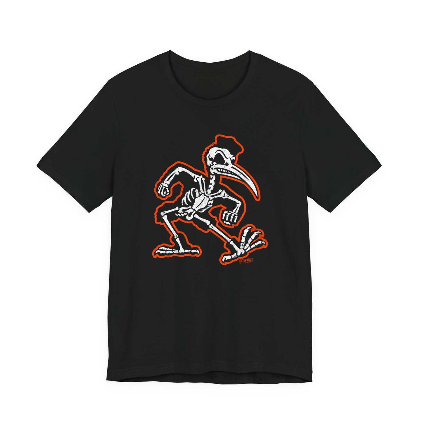 X-RAY Ibis Unisex Tee - Orange/White