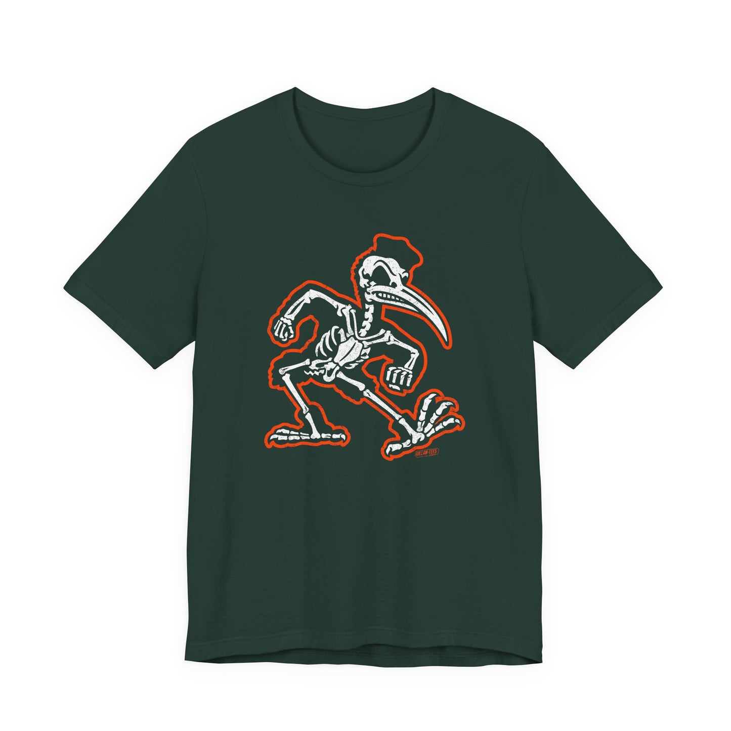 X-RAY Ibis Unisex Tee - Orange/White
