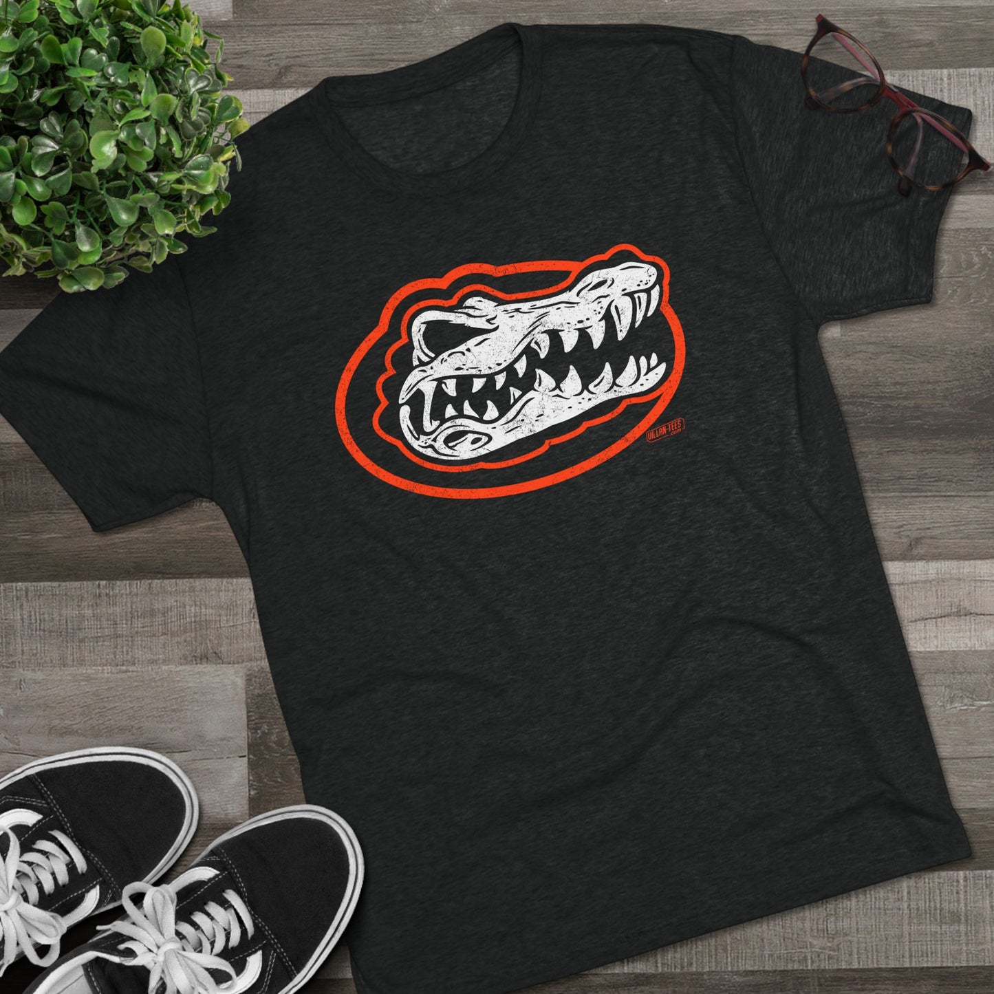 X-RAY Gators Unisex Tri-Blend Tee - Orange/White