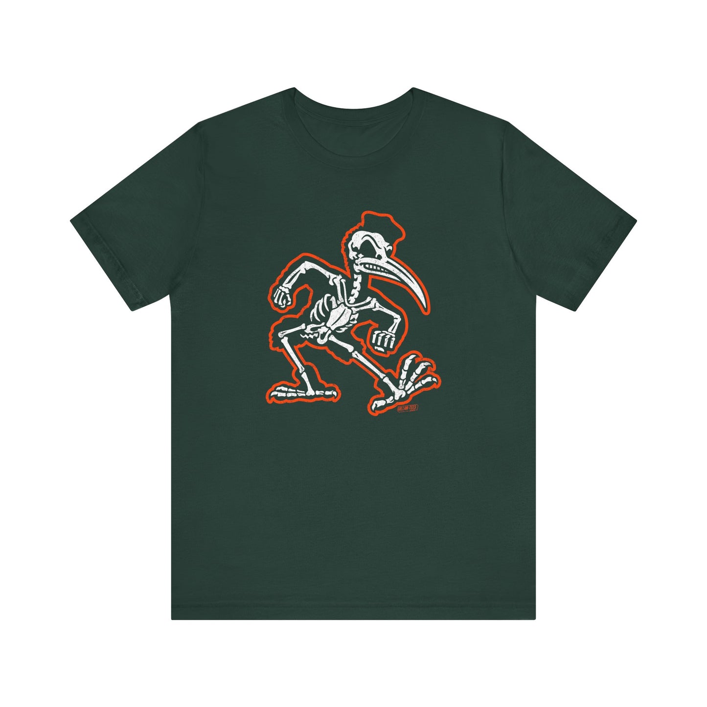 X-RAY Ibis Unisex Tee - Orange/White