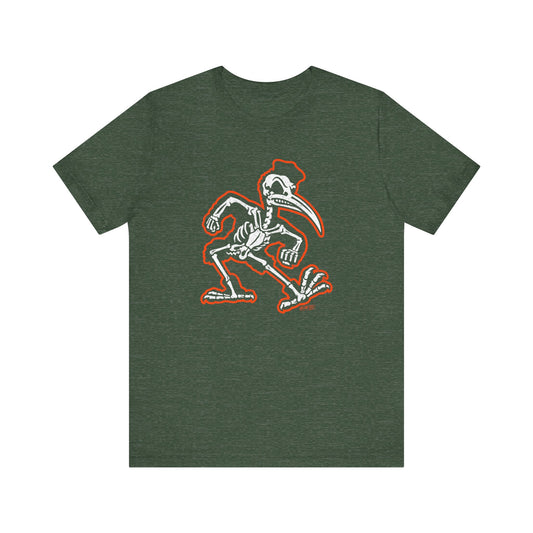 X-RAY Ibis Unisex Tee - Orange/White