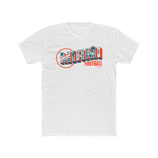 Miami Football Cotton Unisex Tee