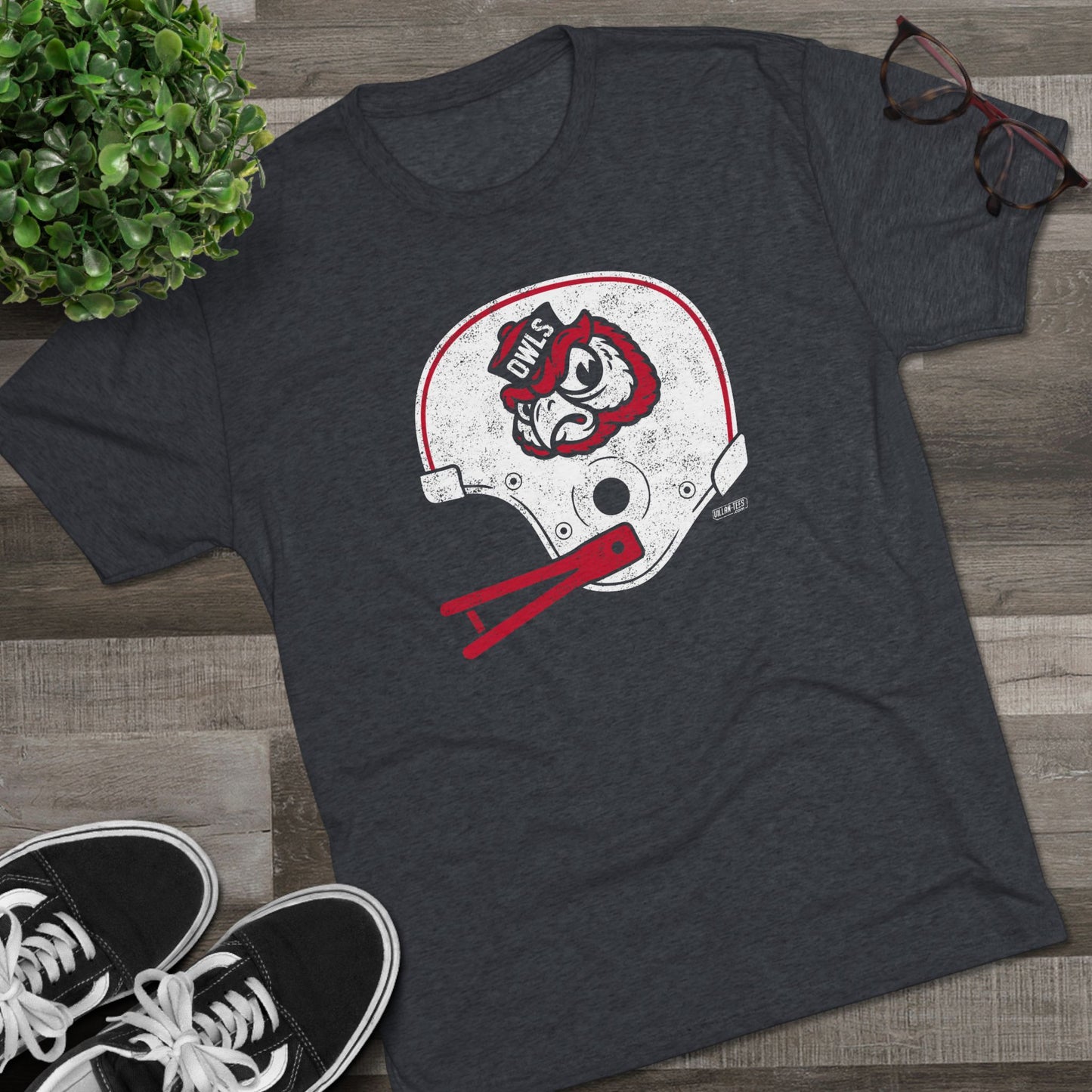 Owls Helmet Tri-Blend Unisex Tee