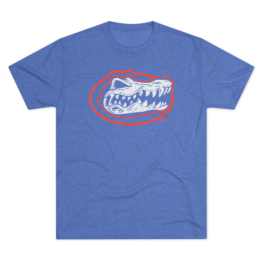 X-RAY Gators Unisex Tri-Blend Tee - Orange/White