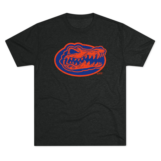 X-RAY Gators Unisex Tri-Blend Tee - Orange/Royal